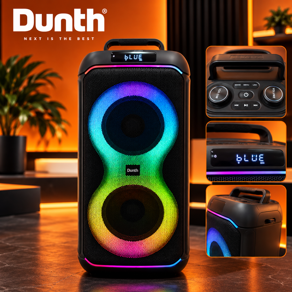 Speaker dunth x-bass sp124